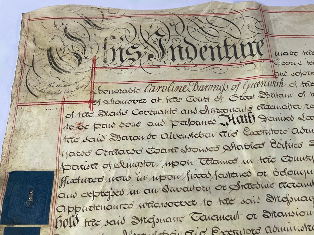 英國 - 文件 - Historical vellum document - 1795 #3.2