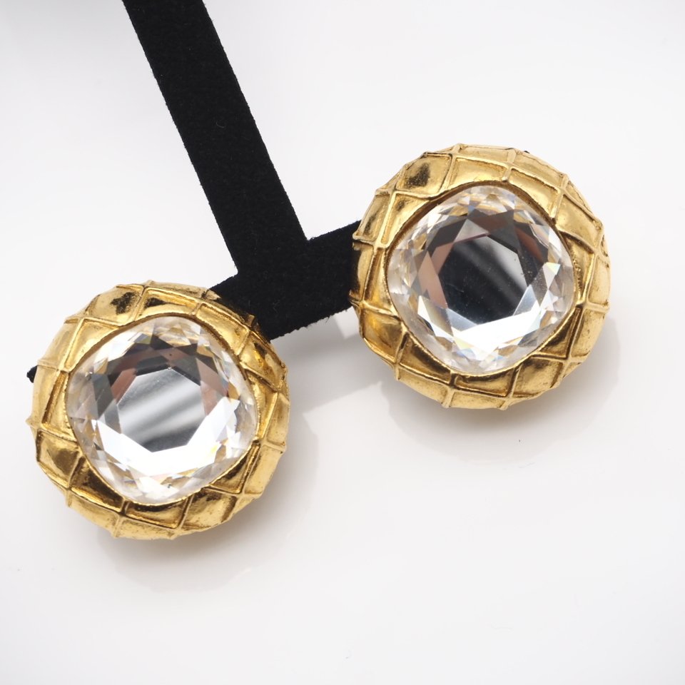 Chanel - Aranyozott - Drop fülbevaló #4.3