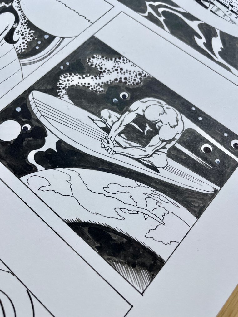 Mitton, Jean-Yves - 1 Original page - The Silver Surfer - la Porte Etroite #3.2