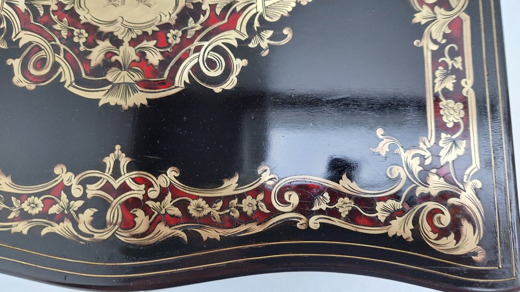 Armadietto bar - Ebano, Messing Schildpad - Boulle Schildpad Cristal #4.3