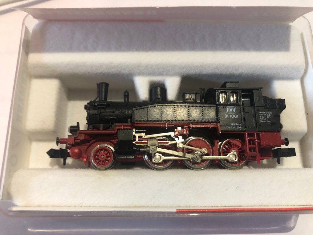 Fleischmann N - 7030 - Locomotiva tender (1) - BR91 - DB #2.1