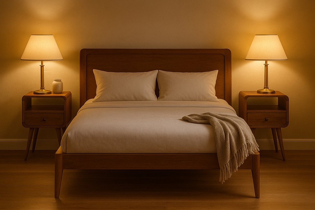 Unique Treasure - 床头柜 (2) - 木, Mangowood - 手工制作的床边套装 #2.1