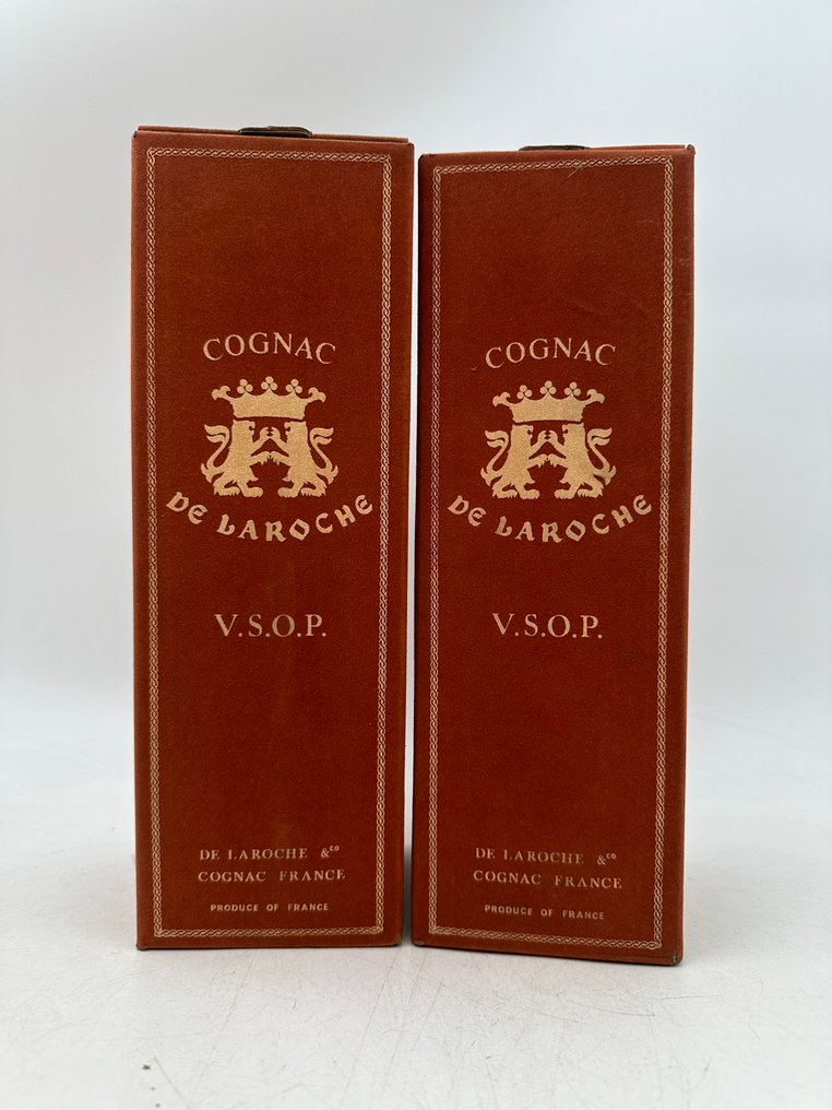 De Laroche - Cognac VSOP - b. Anni ‘80 - 70cl - 2 bottiglie #1.0