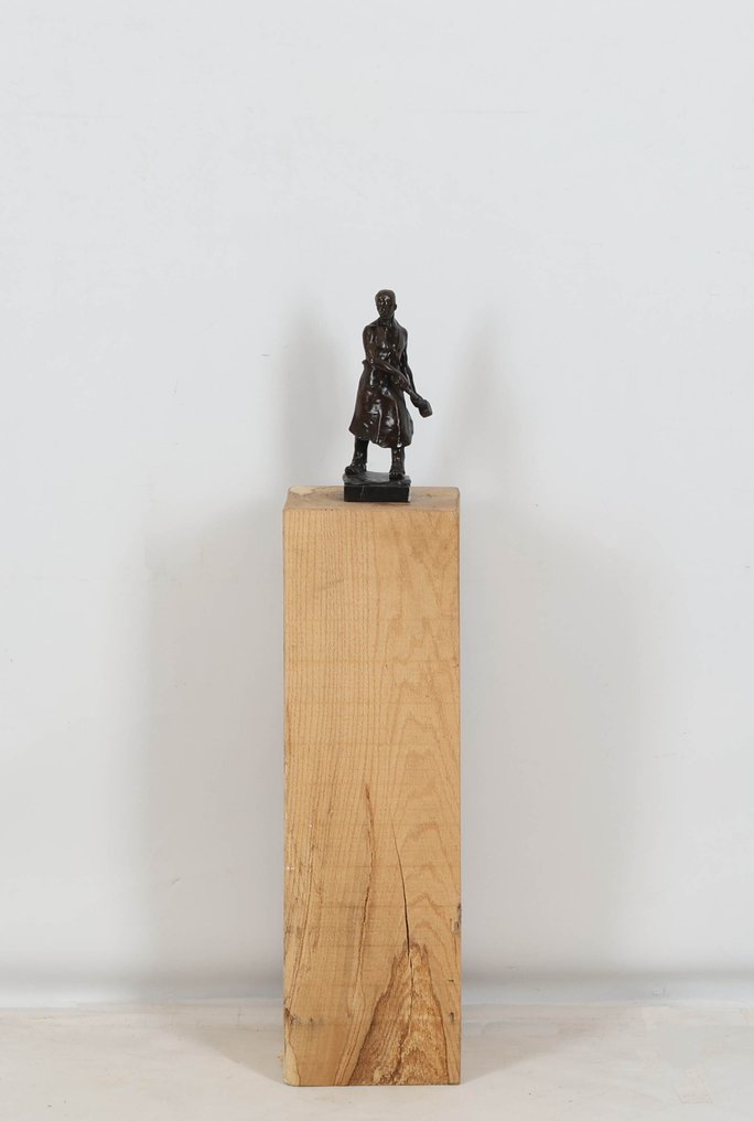 Γλυπτό, Man met hamer - 26 cm - Μπρούντζος #2.1
