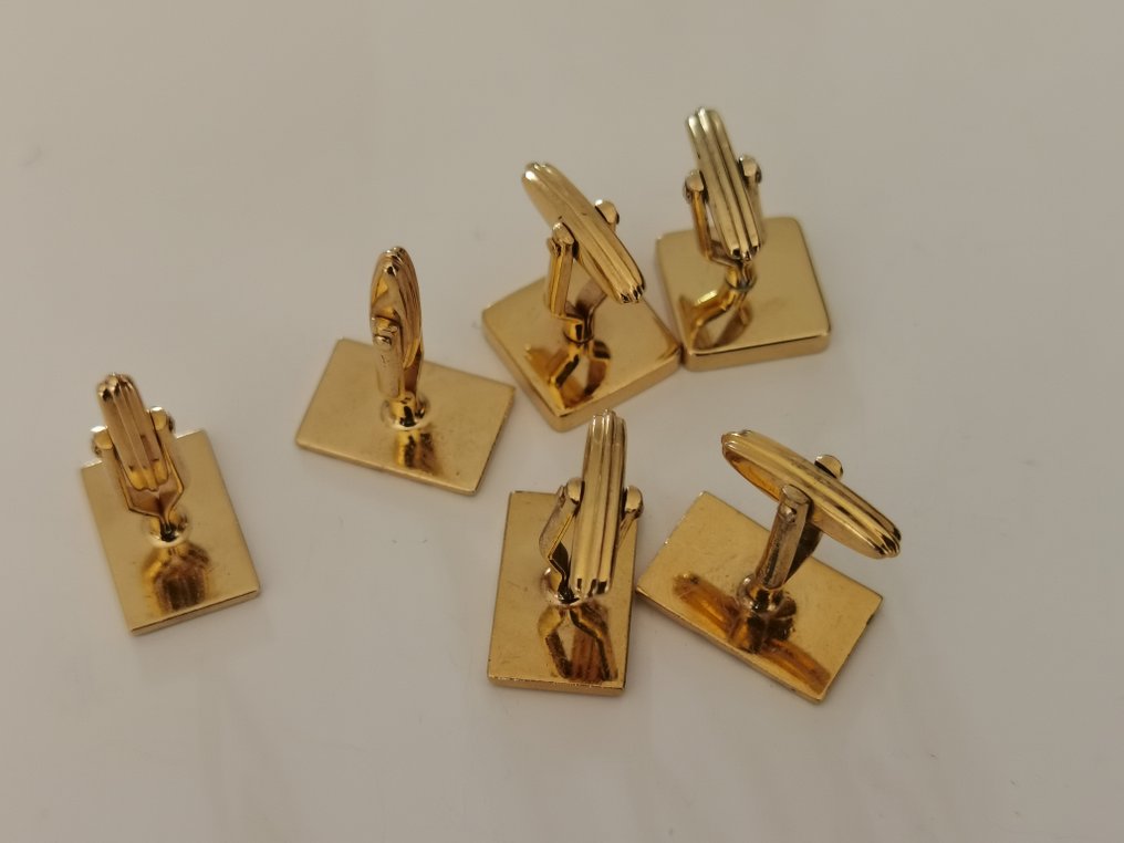 Alfred Dunhill - Gullplattert - Mansjettknapper #2.1