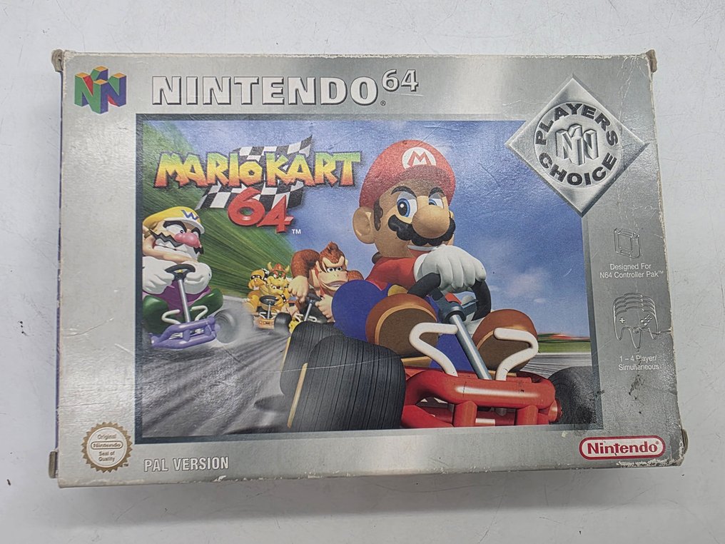 Nintendo, OLD STOCK RARE Nintendo 64-Bit N64 1st print Super Mario Kart edition - Nintendo 64 - Videojáték - Eredeti dobozban #1.0