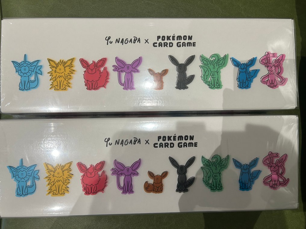 Pokémon - 2 Booster box - “YU NAGABA × Pokémon Card Game Eevees Special Box (2-Box Set) Factory Sealed 2023 Pokémon Japan” - Scarlet & Violet #1.0