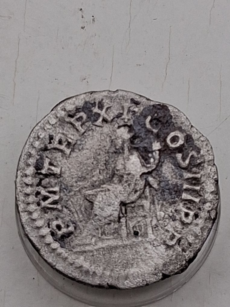 Roman Empire. Septimius Severus (AD 193-211). Denarius Rome - Fortuna seated  (No reserve price) #4.3