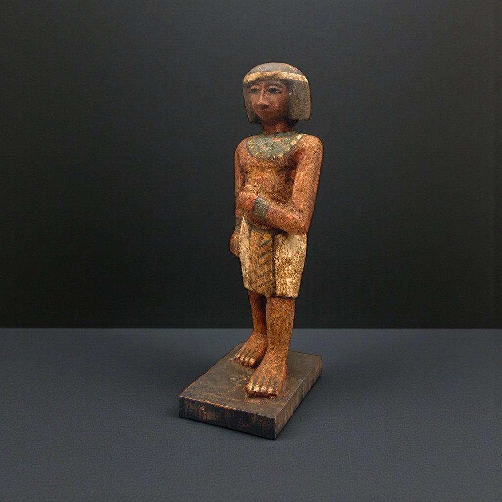 Αντίγραφο της αρχαίας αιγυπτιακής Ξύλινη άγαλμα λατρευτή  (χωρίς τιμή ασφαλείας) #1.0