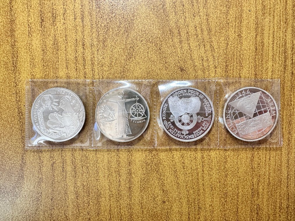 Saksa, Liittotasavalta 10 Mark anni vari (4 monete commemorative) (Ei pohjahintaa) #1.0