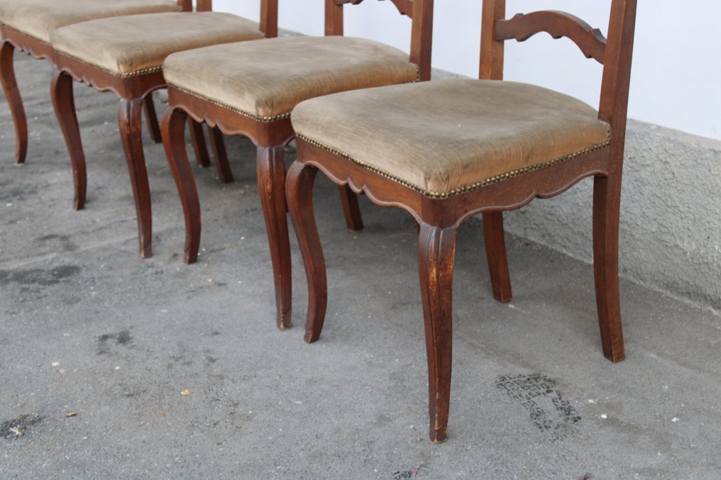 餐桌椅 (4) - 木, 纺织品 - 法式乡村椅子 #4.3