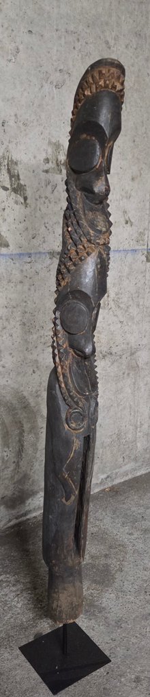 Γαλλική συλλογή προέλευσης περίπου 1970 - Plinth Vanuatu - Νήσος Ambrym - Atingting του drum Momoxyle (133 εκ) #4.3