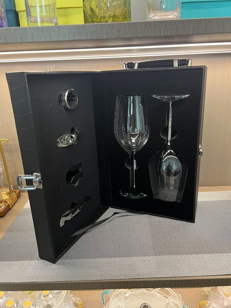 Swarovski - Borospohár (6) - Kristály, Üveg #1.0