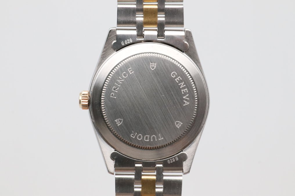 Tudor - Prince Date - Zonder minimumprijs - 74033 | Silver Linen Dial w/ Diamonds - Heren - 2000-2010  #4.3