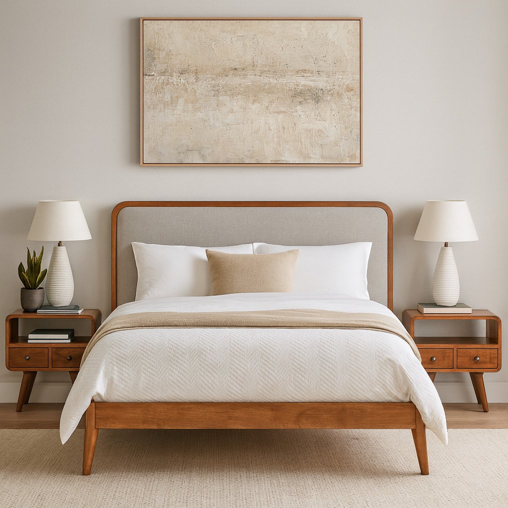 Unique Treasure - Nightstand (2) - Mangowood - Handcrafted modern set #2.1