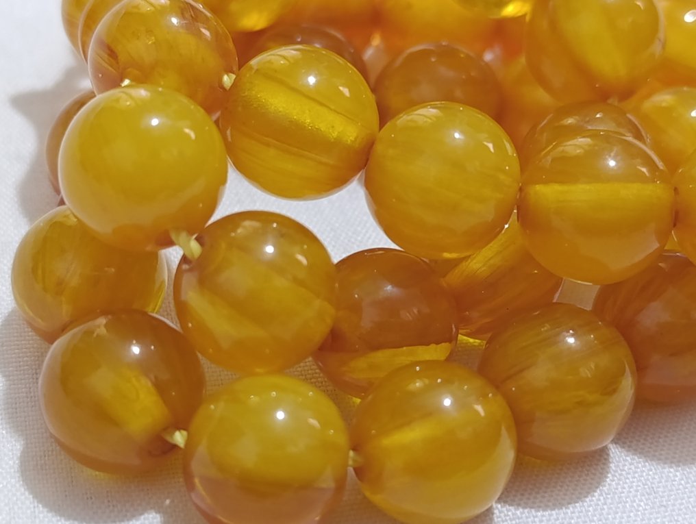  天主教念珠 - 琥珀 - 1970-1980 - 稀有的祈祷念珠  #2.1