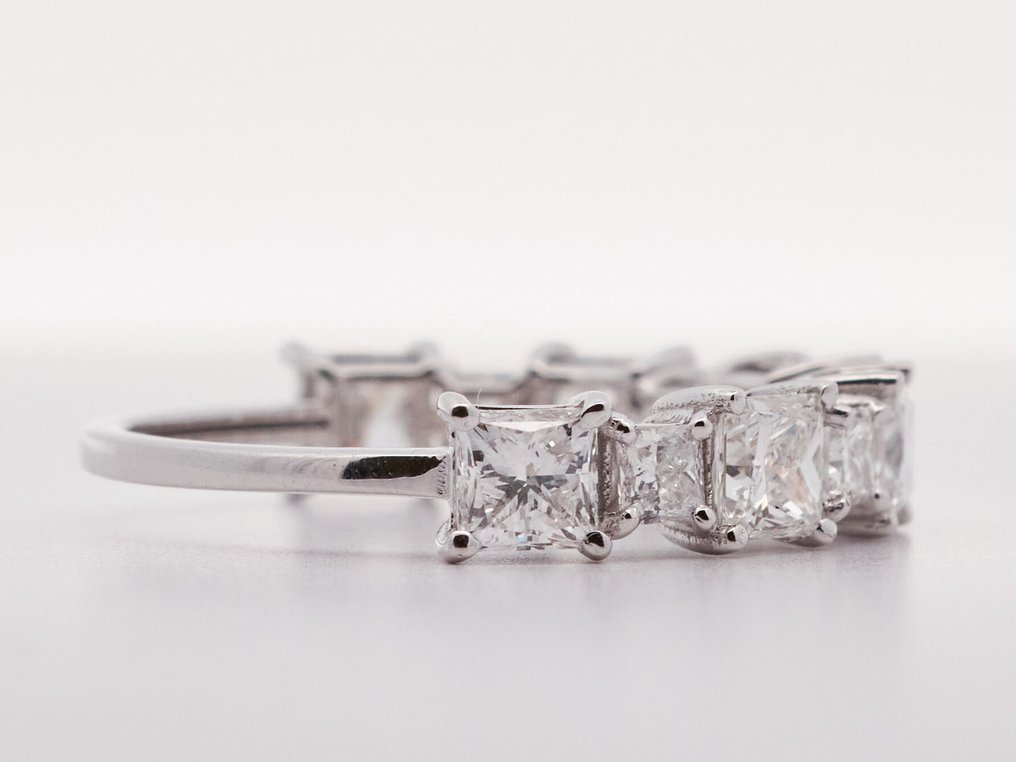 Ei pohjahintaa - Sormus - 14 kt. Valkokulta - 2.36ct. tw. Timantti (Laboratoriossa kasvatettu) - Timantti #2.1