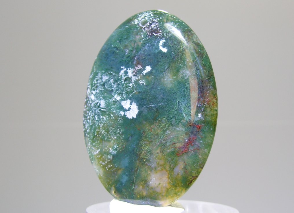 Αχάτης Καμπουσόν - Ύψος: 50 mm - Πλάτος: 35 mm- 13.2 g - (1) #2.1