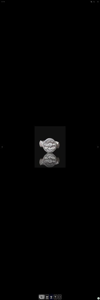 Μεσαιωνική, εποχή σταυροφόρων Ασημί σφραγίδας  (χωρίς τιμή ασφαλείας) #3.2