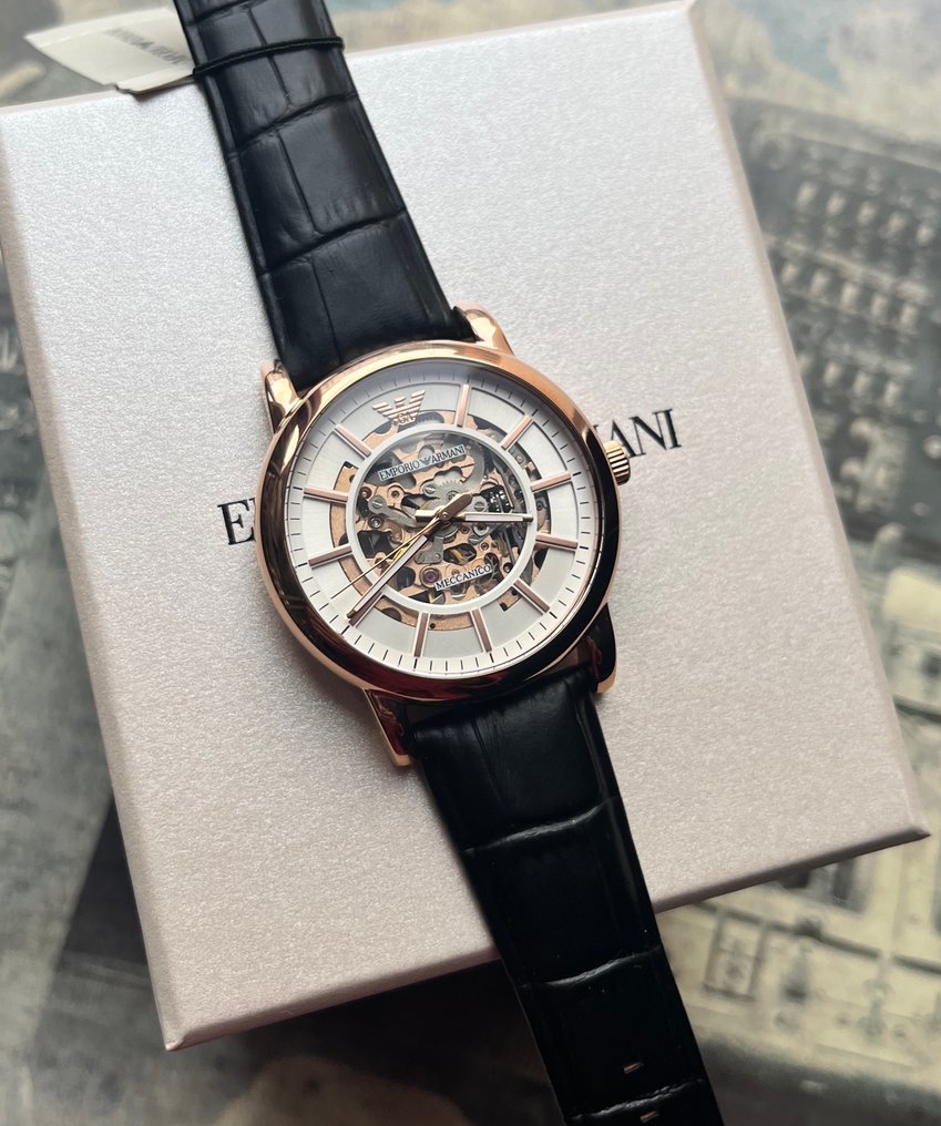 Emporio Armani - Meccanico AR60007 Automatic Skeleton - No reserve price - Men - 2010-2020  #3.2