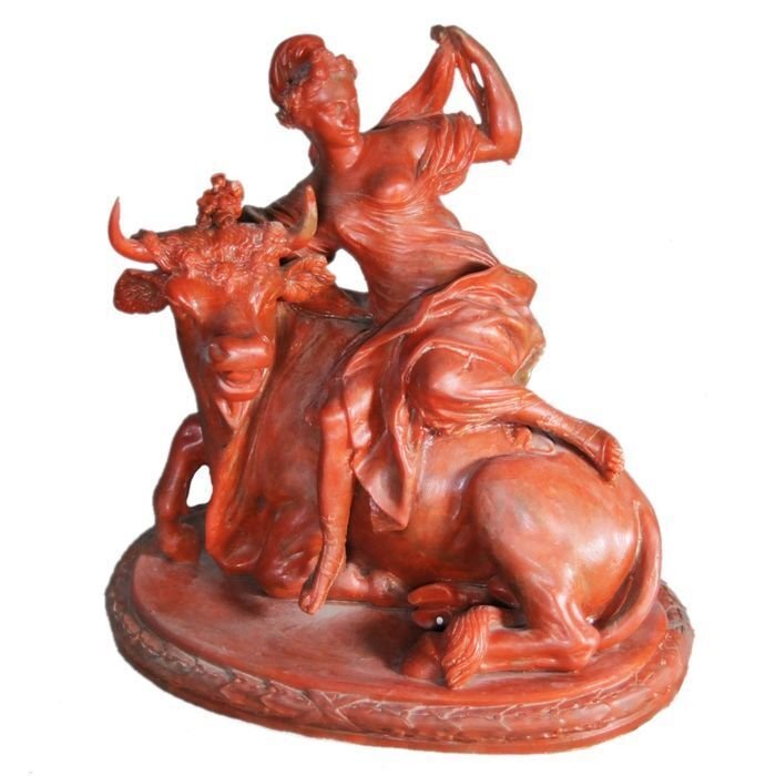 雕塑, ratto di europa - 30 cm - 蜡 #1.0