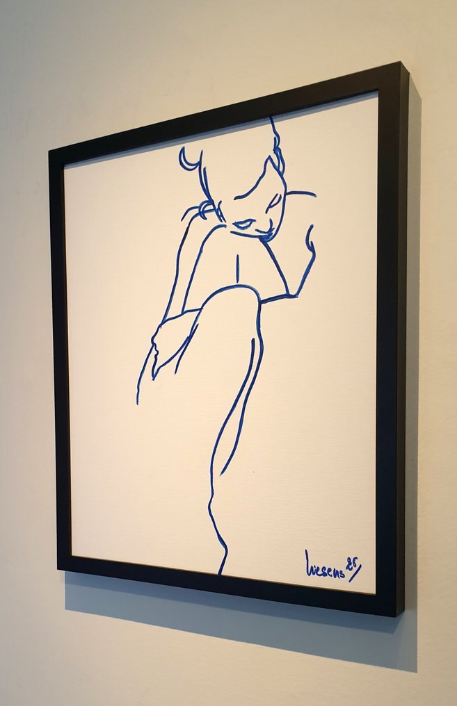 Liesens - In a dream ( handpainted on canvas) met lijst #3.2