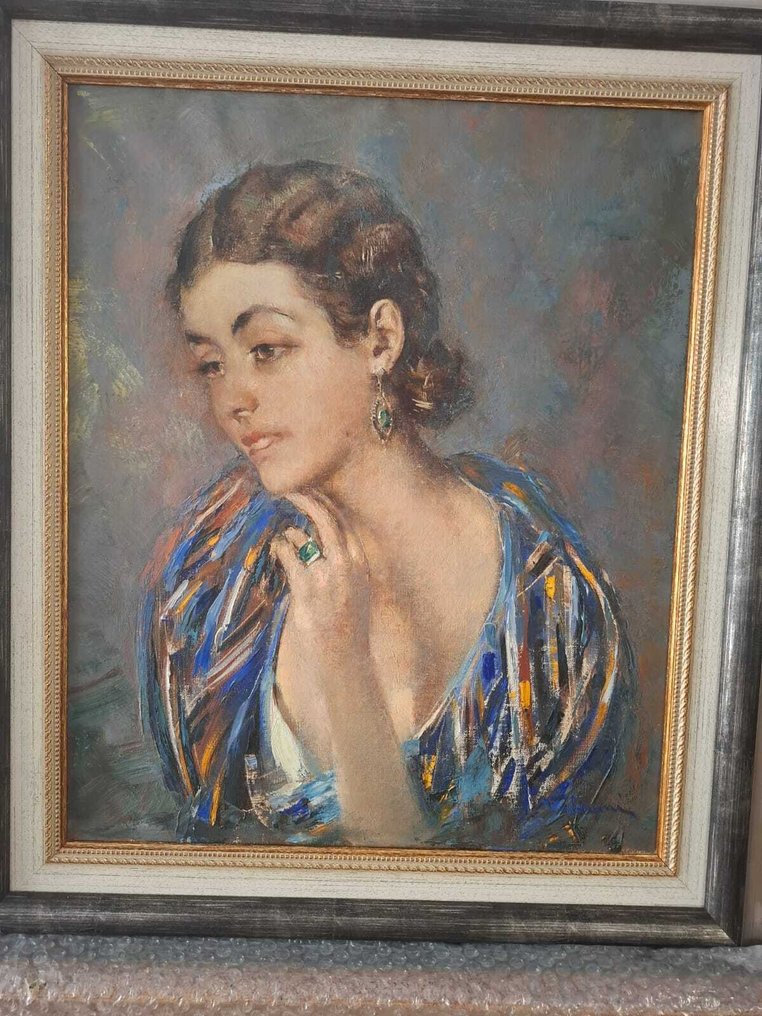 意大利学校 (XX) - Retrato de mujer #1.0