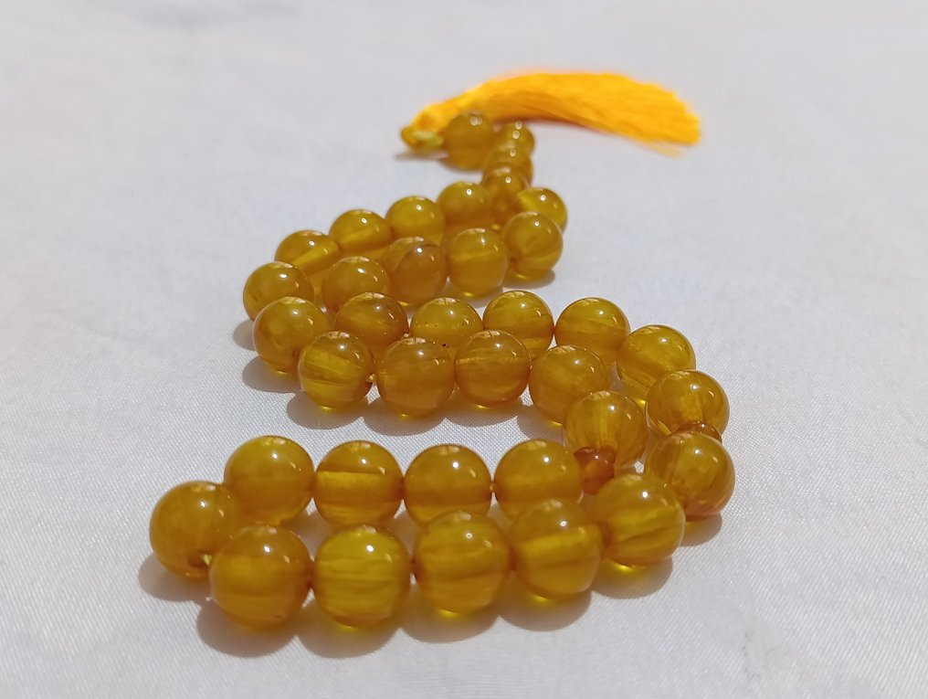  天主教念珠 - 琥珀 - 1970-1980 - 稀有的祈祷念珠  #4.3