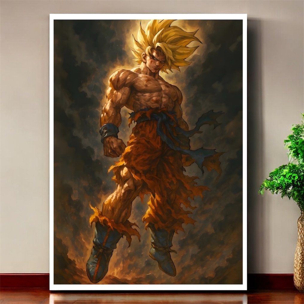 Makayhos - [Canvas XL] Goku – The Saiyan Fury #1.0