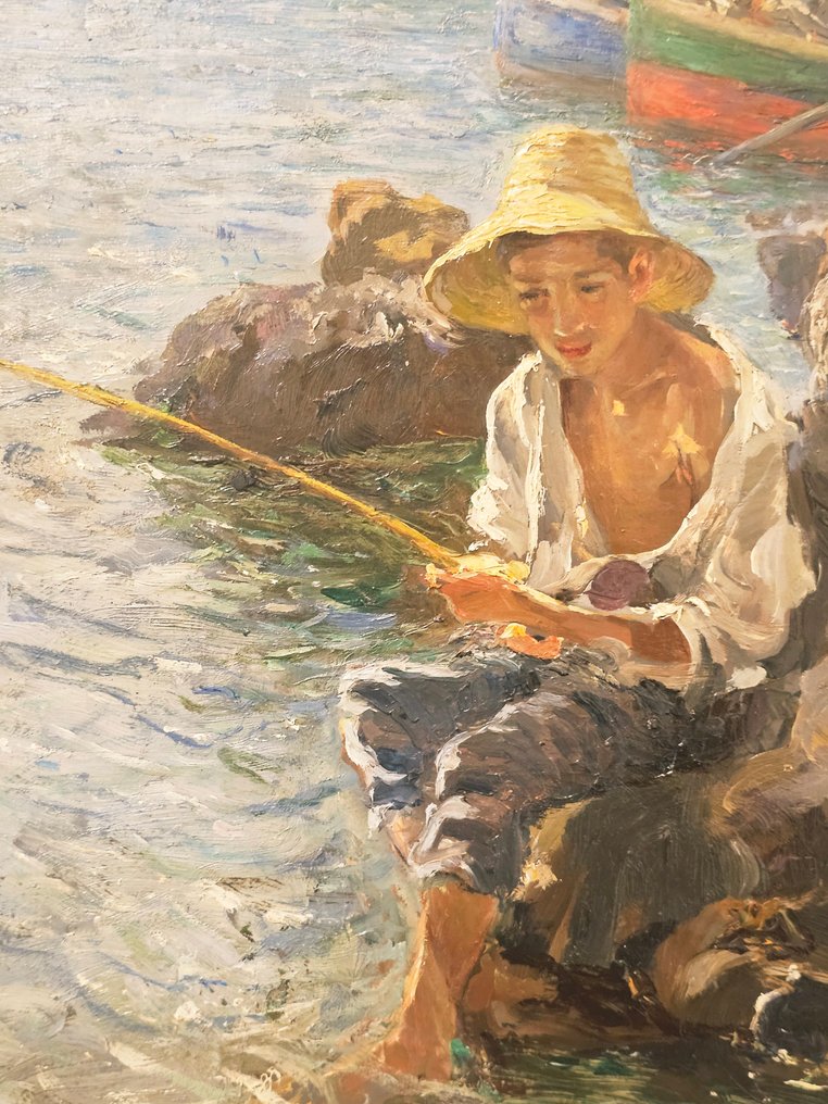 Gaetano Spagnolo (1882-1964) - Pescatorelli #3.2
