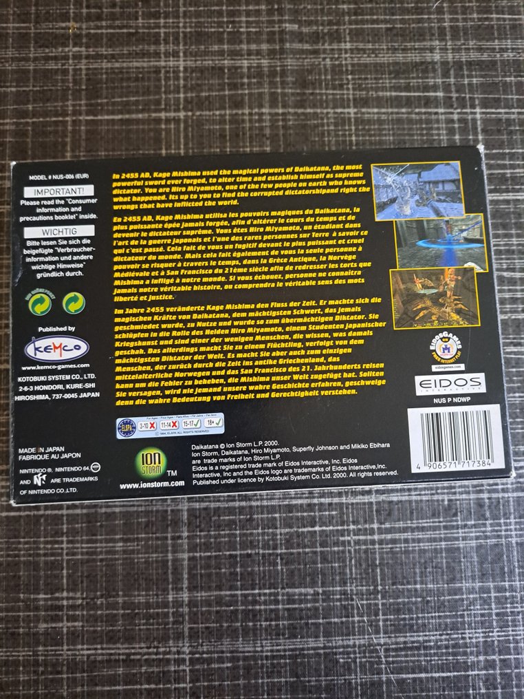 Nintendo - N64 - Daikatana - Video game - In original box #1.0