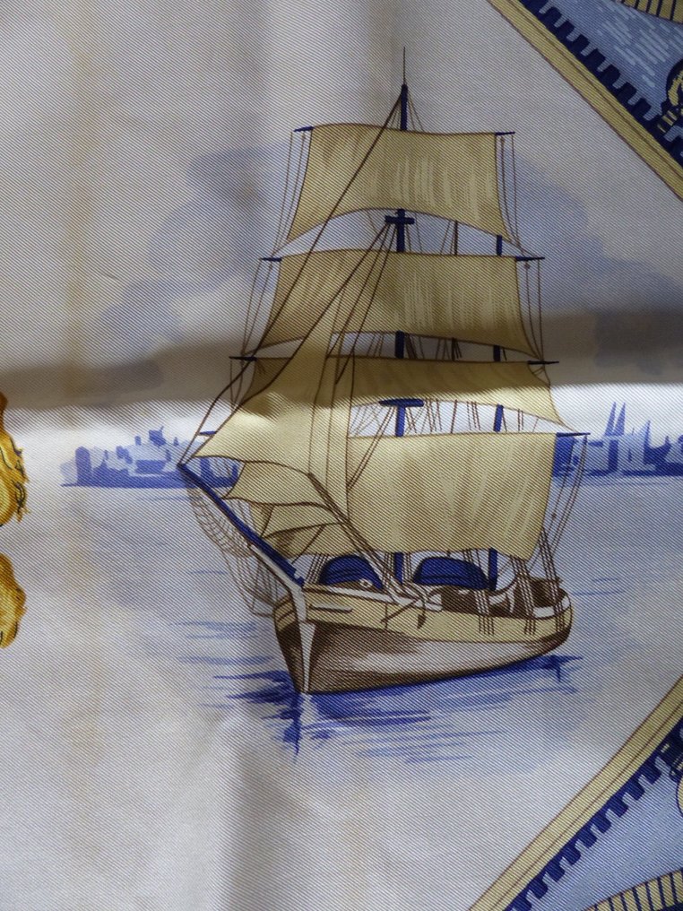 Hermès - Bordeaux Porte Oceane - Fular #1.0