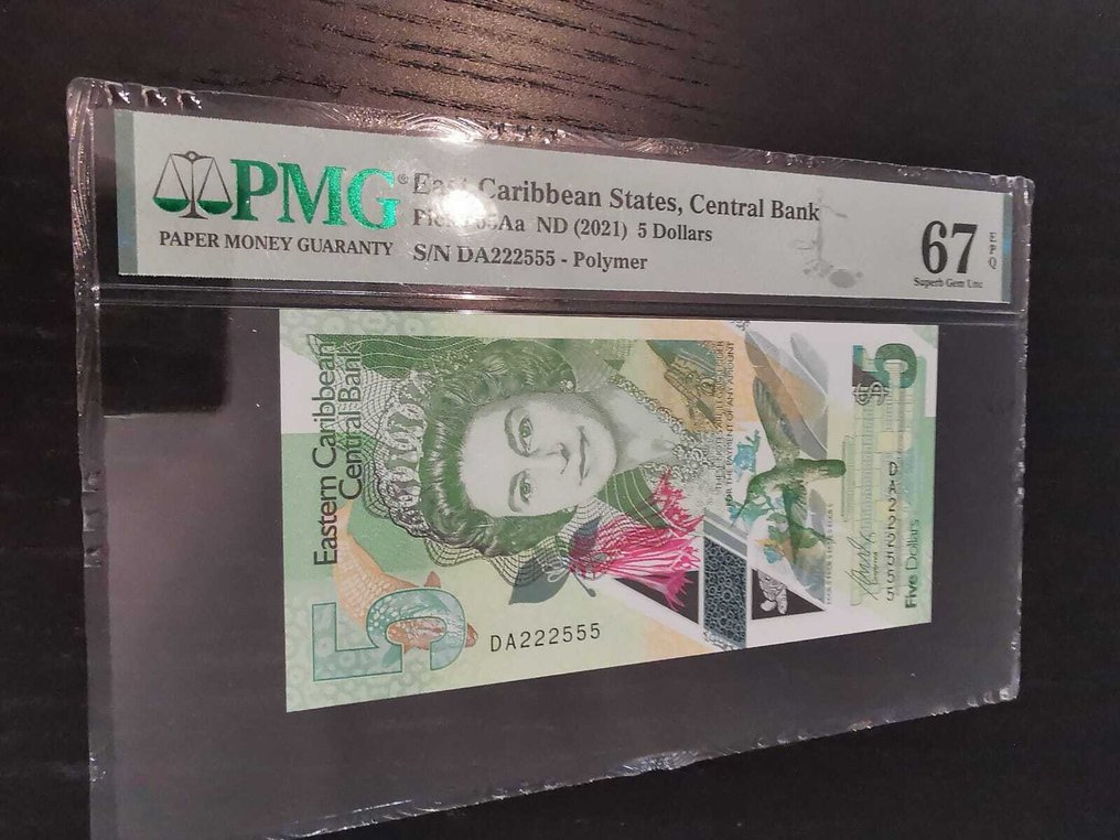 Oost-Caribische Staten. - 5 Dollars - ND (2021) - Pick 55Aa (Zonder minimumprijs) #1.0