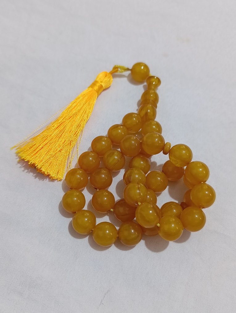  天主教念珠 - 琥珀 - 1970-1980 - 稀有的祈祷念珠  #3.2