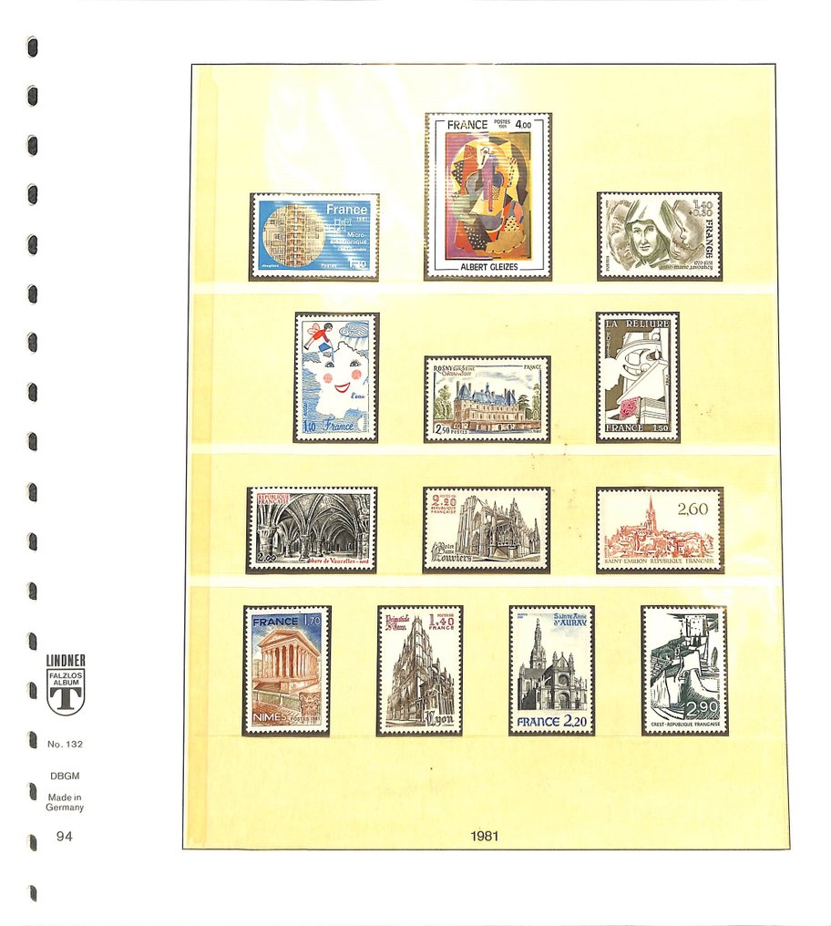 Γαλλία 1981/1989 - Συλλογή Jolie σε άλμπουμ Lindner - Δείτε τις 65 φωτογραφίες #1.0