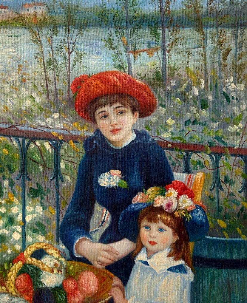 After Pierre-Auguste Renoir - Two Sisters (On the Terrace) #1.0