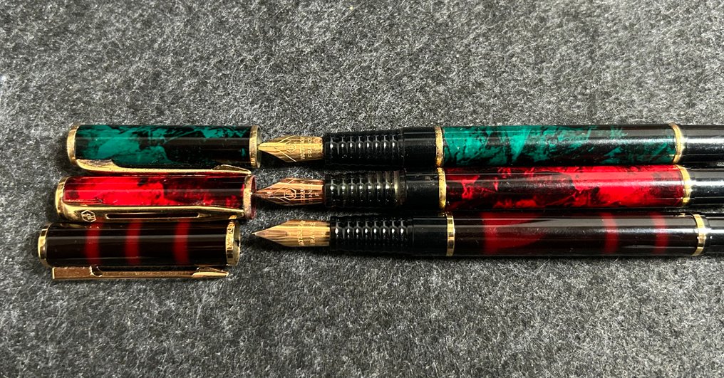 Waterman - Laureat - lot of 3 - Zonder minimumprijs - Vulpen #1.0