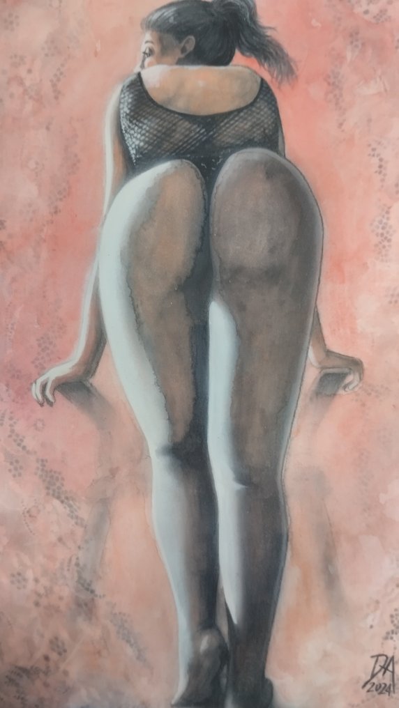 Danilo Angeletti - 1 Original colour drawing - playboy - Visione - 2024 #2.1