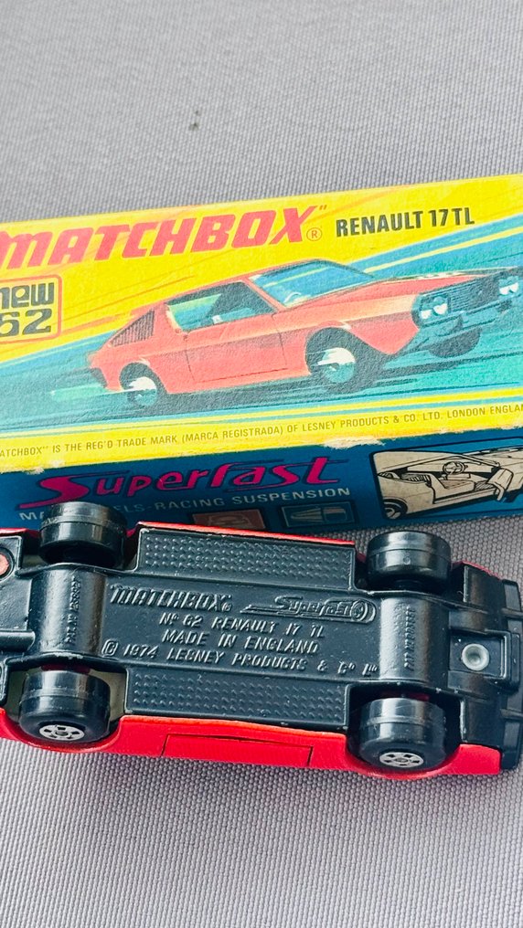 Matchbox 1:64 - Modelbil - Matchbox Superfast 62 Renault 17TL, Boxed #3.2
