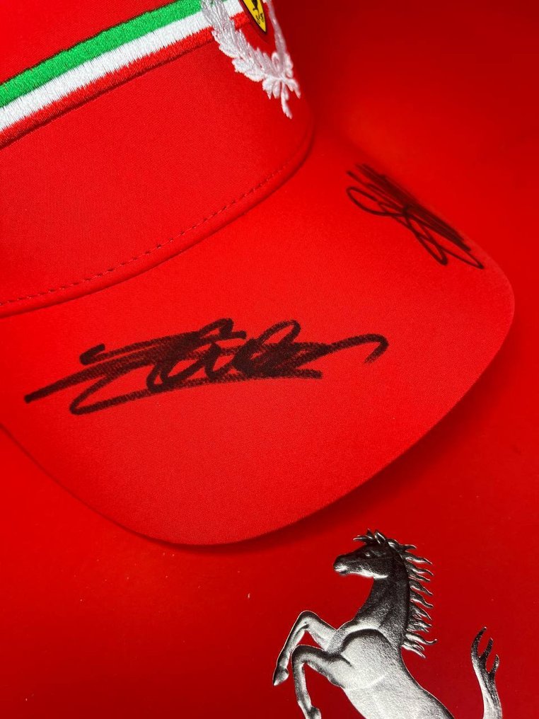 法拉利 - 官方SF帽 - Charles Leclerc - Sebastian Vettel - 運動帽 #1.0