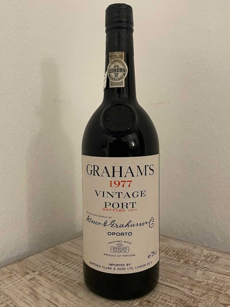 1977 Graham's - Vintage Port - 装瓶于 1979 - 杜罗 - 1 Bottle (0.75L) #1.0