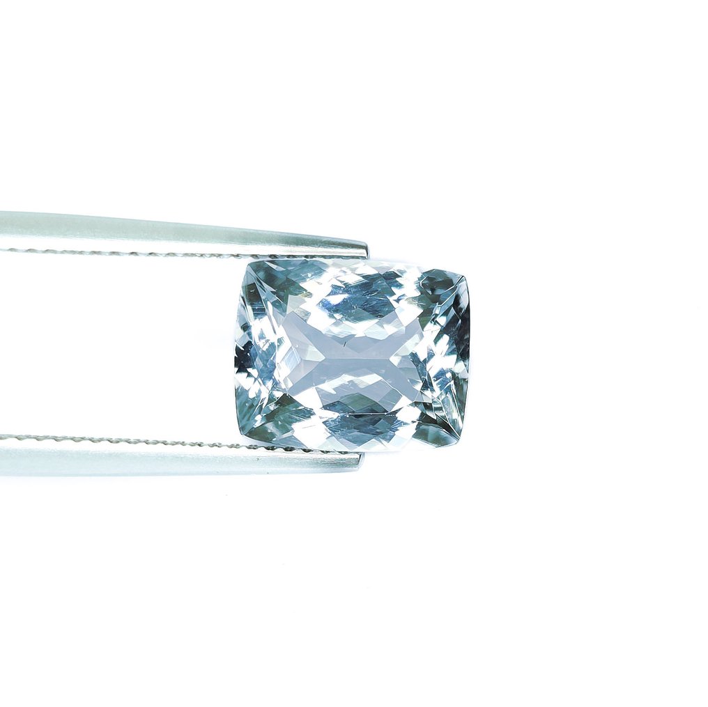 Fără preț de rezervă - 2 pcs  Albastru Aquamarine  - 7.24 ct - IGI (Institutul gemologic internațional) #1.0