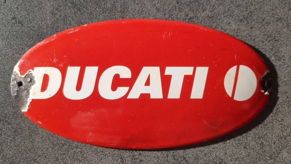 plaque émaillée Ducati - Plaque - Émail #1.0
