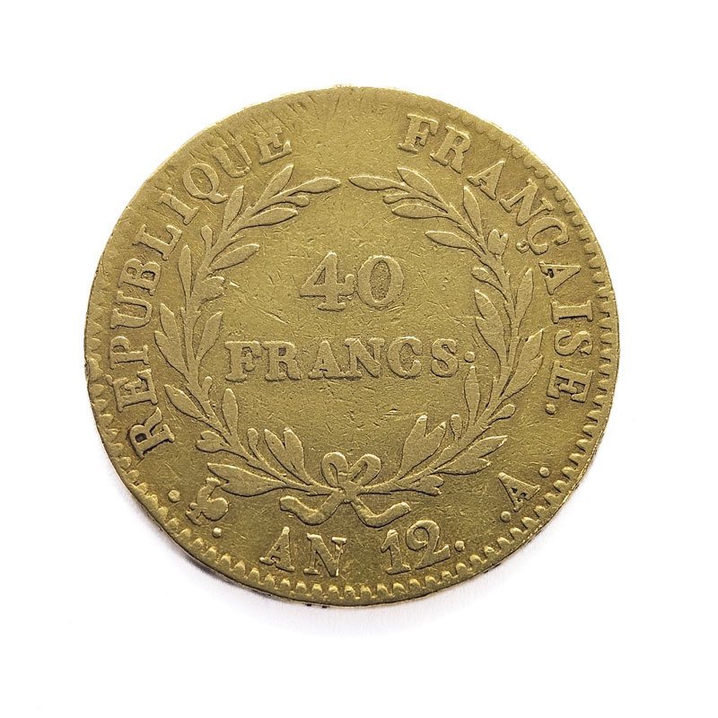 Italien. Napoleone. 40 Lire AN12-A (1803) Napoleon #1.0