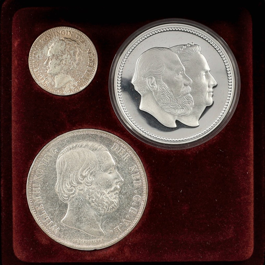 Hollandia. 1869/1933 - "Muntensets Koningshuis" (2 stuks) (Nincs minimálár) #2.1