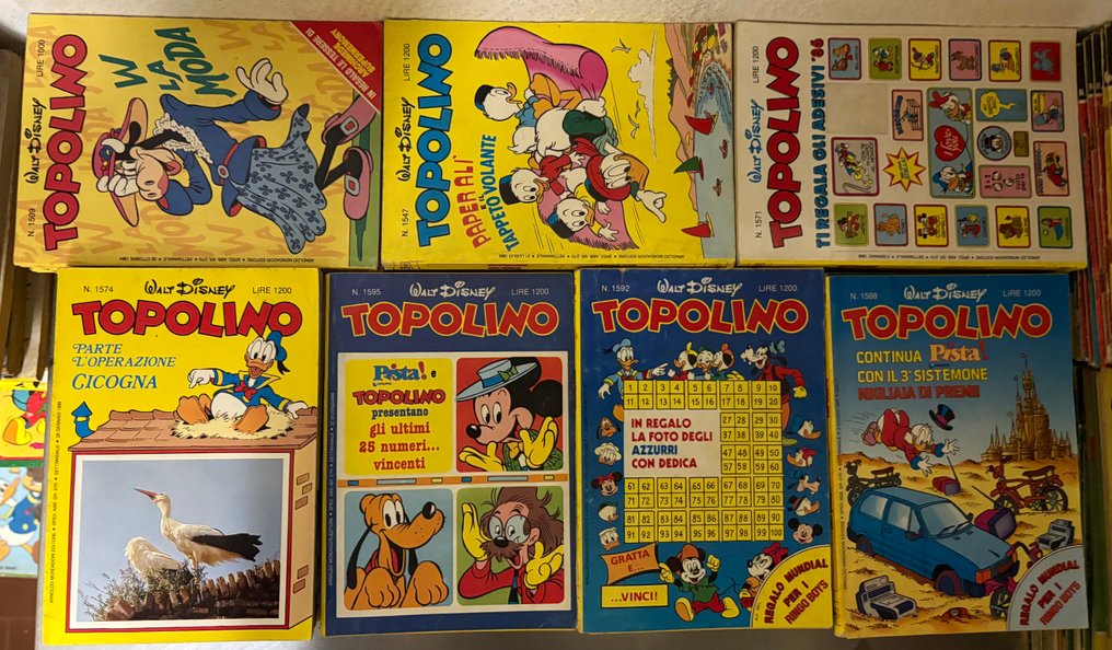 Topolino 1501/1600 - Sequenza semi completa - 93 Comic - EO #3.2