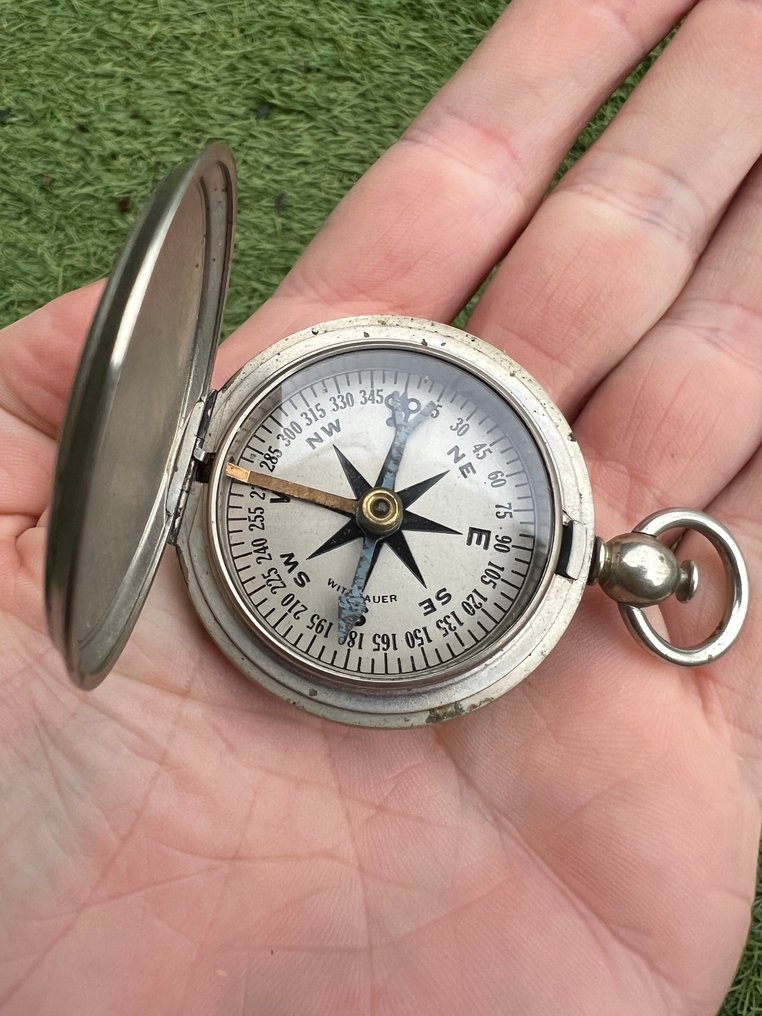 Πυξίδα διαφυγής / επιβίωσης Wittnauer της Πολεμικής Αεροπορίας των ΗΠΑ - Πιλότος - Πλήρωμα - πλήρως - Στρατιωτικός εξοπλισμός - 1941 #3.2