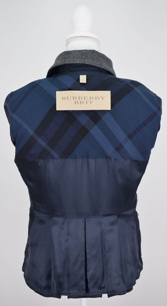 Burberry Brit Doublebreasted Navy Short - Coat #3.2
