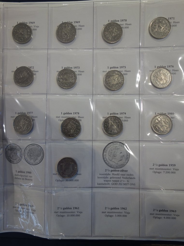 Netherlands. Nederland 1948 - 2001 Juliana zonder zilver niet compleet (No reserve price) #1.0