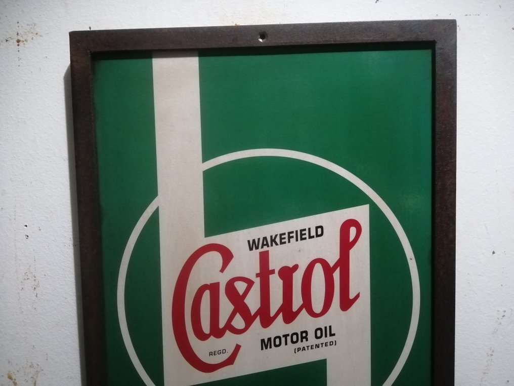 Castrol - Διαφημιστική πινακίδα Castrol - Castrol - Διαφημιστική πινακίδα - 1990 - Μέταλλο #4.3